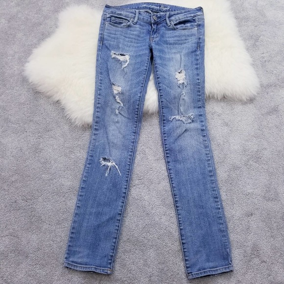 American Eagle Outfitters Denim - American Eagle Ripped Stretch Skinny Jeans